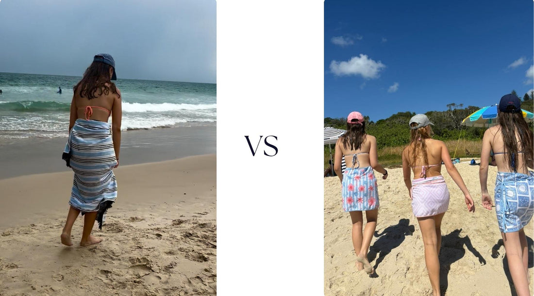 Beach Wrap Skirt vs Regular Towel - Why We’ll Never Go Back