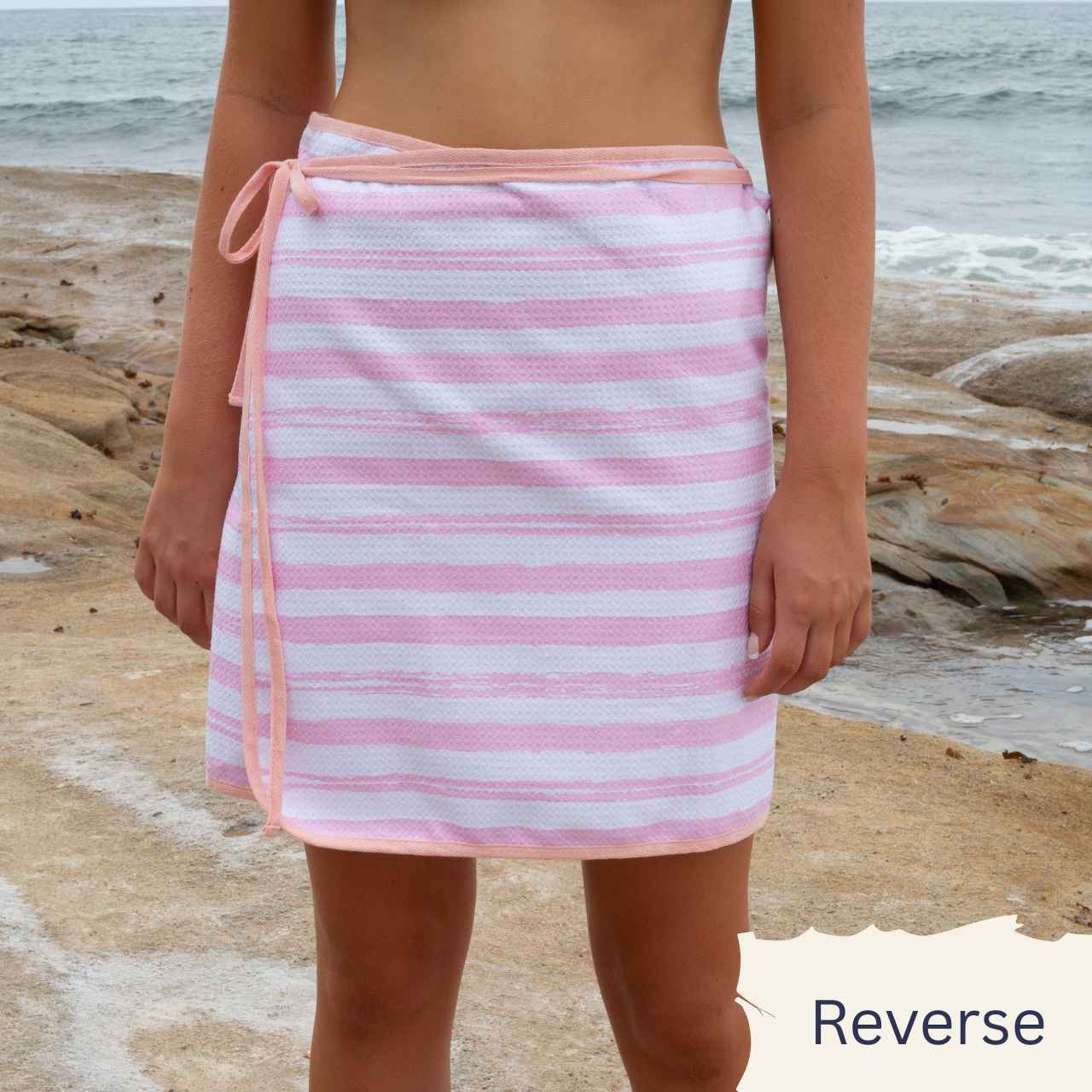 Pink Escape Towel Wrap Skirt