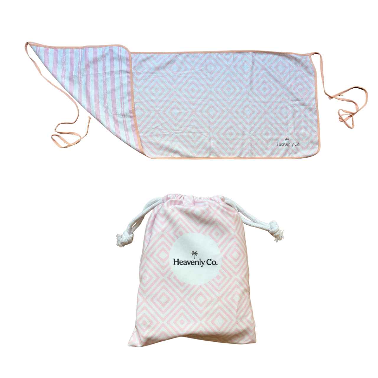 Pink Escape Towel Wrap Skirt