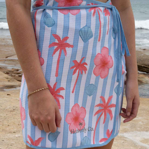 Blue Tango Towel Wrap Skirt